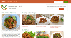 Desktop Screenshot of fusionrecipes.com